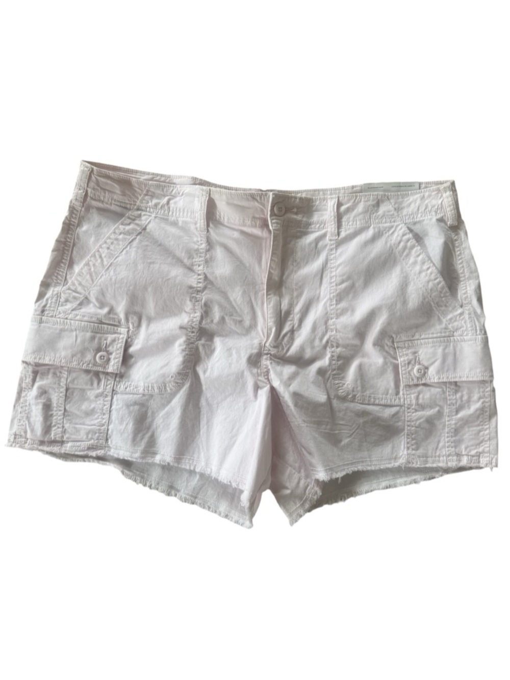 Light Pink Women's 90’s Boyfriend Cargo Shorts - Casual Utility Style